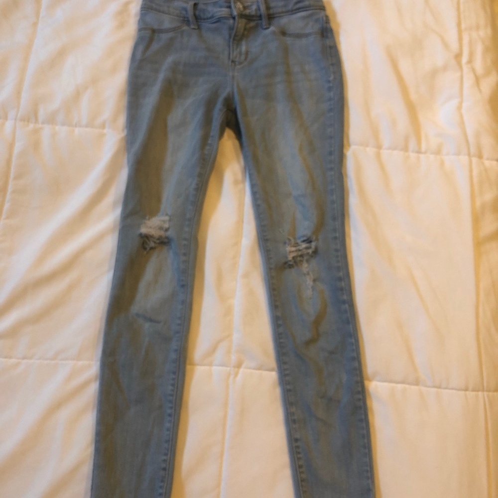 Ripped ballerina jeggings